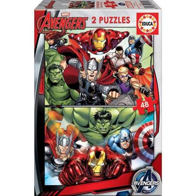 Kinderpuzzel Marvel Avengers Educa (2 x 48 pcs)