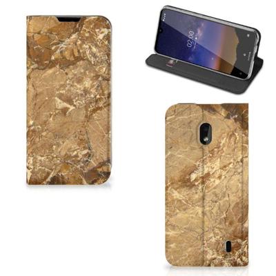 Nokia 2.2 | Standcase | Marmer Creme Nokia 2.2 | Standcase | Marmer Creme