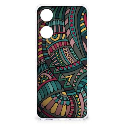 OPPO A58 | A78 5G Doorzichtige Silicone Hoesje Aztec OPPO A58 | A78 5G Doorzichtige Silicone Hoesje Aztec