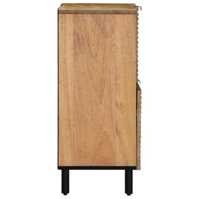 Dressoir 80x33x75 cm massief mangohout bruin Dressoir 80x33x75 cm massief mangohout bruin