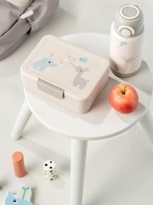 Done By Deer broodtrommel met vakken - beige