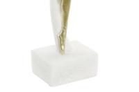 Decoratieve figuren DKD Home Decor Wit Gouden Romantiek Balletdanseres 13,5 x 12,5 x 40 cm - thumbnail