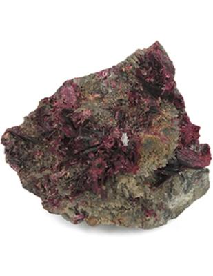 Erytriet Bouz Azzez Marokko Mineraalsteen