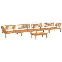 5-delige Loungeset pallet massief acaciahout - thumbnail