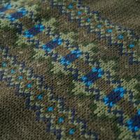 Kindertrui gebreid 92 kakikleurig - thumbnail