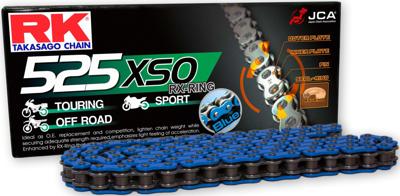 RK Chains 525 xso 116 n blue/black open