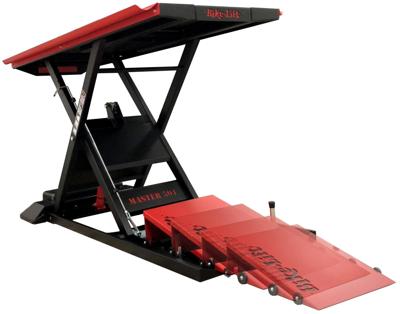 Bike-Lift hefbrug "master 504 gate retract" lifting platform bike-lif master 504 gate retract