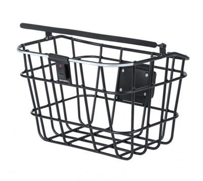 Basil fietsmand Bremen Nordlight 30 liter zwart