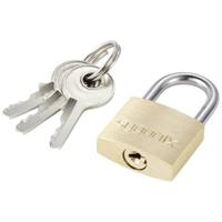 Sygonix SY-5045280 Hangslot 19.7 mm Deels gelijksluitend Goud-geel Sleutelslot - thumbnail