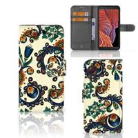 Wallet Case Samsung Galaxy Xcover 5 Barok Flower - thumbnail