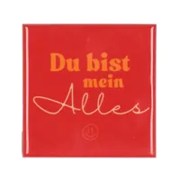 Tegeltje Du Bist Rood 10X10X1CM - thumbnail