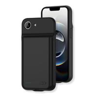 Lunso iPhone 16e case - Powerbank hoesje 7000 mAh - Zwart - thumbnail