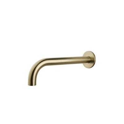 Wiesbaden Caral inbouw uitloop 30 cm | Geborsteld messing PVD