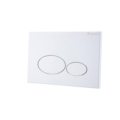 Drukplaat Voor Inbouwreservoir BWS X32 Metal Mat Wit Drukplaat Voor Inbouwreservoir BWS X32 Metal Mat Wit