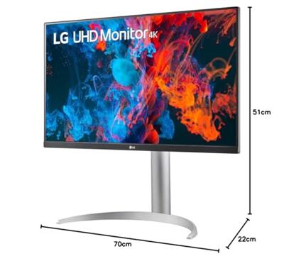 LG UltraFine 27UP650K-W Monitor