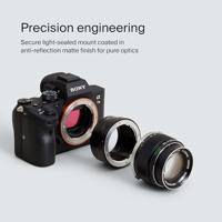 Urth Lens mount adapter: compatibel met Olympus OM lens naar Sony E camera body - thumbnail