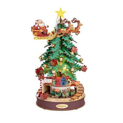 Robotime Christmas Melody Tree Kerst Muziekdoos Modelbouw Knutselen
