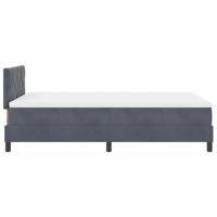 Boxspringbed met matras en LED fluweel donkergrijs 120x200 cm - thumbnail