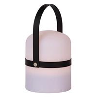 Lucide LITTLE JOE - Oplaadbare Tafellamp Binnen/Buiten - Accu/Batterij - Ø 10 cm - LED Dimb. - 1x0,3W 3000K - IP44 - Zwart - thumbnail