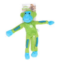 Pawise Rope leg Monkey w/multi Squeaker - thumbnail