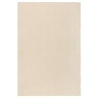 VidaXL Vloerkleed kortpolig 160x230 cm crèmekleurig - thumbnail
