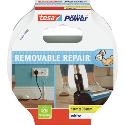 tesa ECO REPAIR 56431-00001-00 Textieltape tesa extra Power Wit (l x b) 10 m x 38 mm 1 stuk(s) tesa ECO REPAIR 56431-00001-00 Textieltape tesa extra Power Wit (l x b) 10 m x 38 mm 1 stuk(s)