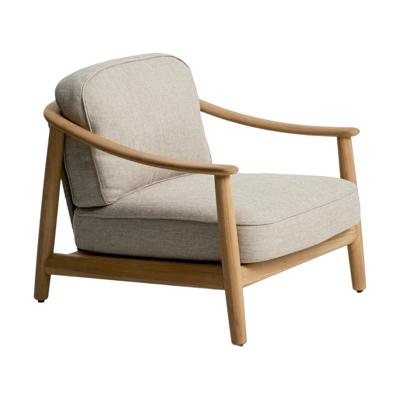 Kave Home Elunda loungestoel Teakhout