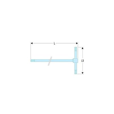 Facom 84TCD.5 Haakse schroevendraaier Inbus 5 mm
