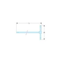 Facom 6-kant inbussleutel met t-greep 5 - 84TCD.5 - thumbnail