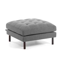 Voetenbank Debra grijs 80 x 80 cm - thumbnail