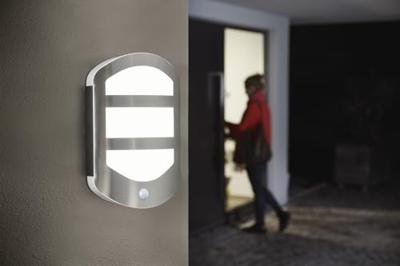 OSRAM HOMELIGHTING ENDURA Style Plate Wall Sensor 12.5W Stainless Steel 4099854461675 LED-buitenlamp (wand) OSRAM HOMELIGHTING ENDURA Style Plate Wall Sensor 12.5W Stainless Steel 4099854461675 LED-buitenlamp (wand)