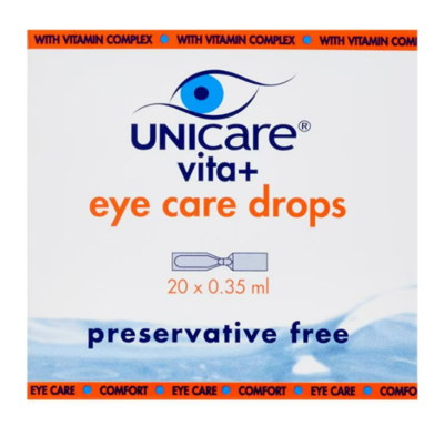 Unicare Vita Eye Care Drops Ampullen 20 x 0.35ml