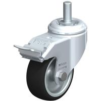 Blickle LKRA-PATH 80G-FI-GS12 Zwenkwiel met rem Wieldiameter: 80 mm Draagvermogen (max.): 120 kg 1 stuk(s) - thumbnail