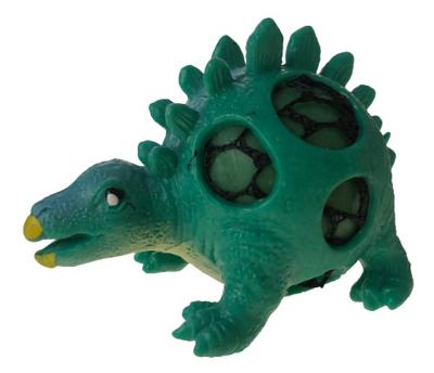 DinoWorld knijpfiguur dinosaurus jongens 11 cm siliconen groen DinoWorld knijpfiguur dinosaurus jongens 11 cm siliconen groen