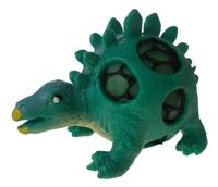 DinoWorld knijpfiguur dinosaurus jongens 11 cm siliconen groen - thumbnail