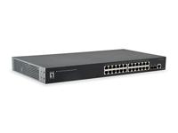 LevelOne GTL-2661 - Switch - 24 x 10/100/1000 + 2 x 10 Gigabit GTL-2661 - thumbnail