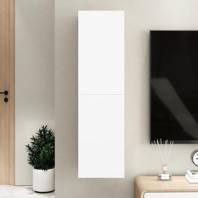 Tv-meubel 30,5x30x110 cm bewerkt hout wit