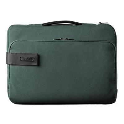 POFOKO E550 15 6 inch draagbare waterdichte polyester laptop handtas met koffer gordel (groen)
