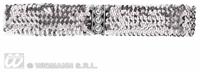 Riem pailletten zilver - thumbnail