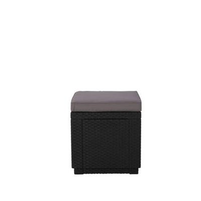 Cube voetenbankje antraciet Cube voetenbankje antraciet