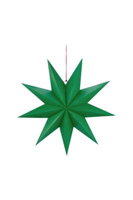 Pip Studio Kerstster Papier Strepen Donkergroen 60cm
