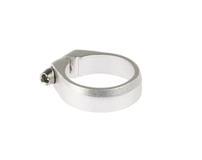 TranzX zadelpenklem + bout jd-sc66-5 ø34.9, mat-zilver