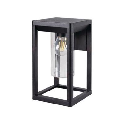 LED Wandlamp Vimo Zwart - Vervangbare E27 - Dimbaar - IP44