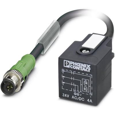 Phoenix Contact 1400769 Sensor/actuator connector, geassembleerd M12 Aantal polen (sensoren): 3 Stekker, recht, Stekker, haaks 0.60 m 1 stuk(s) Phoenix Contact 1400769 Sensor/actuator connector, geassembleerd M12 Aantal polen (sensoren): 3 Stekker, recht, Stekker, haaks 0.60 m 1 stuk(s)