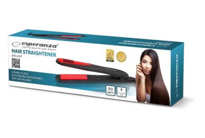 Esperanza EBP004 haarstyler Stijltang Zwart, Rood 35 W