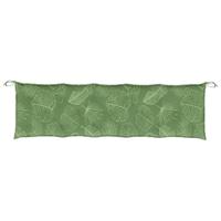 Bankkussens 2 st bladpatroon 180x50x7 cm stof - thumbnail