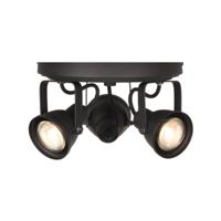 LABEL51 LED Spot 'Max' 3-lichts, kleur Zwart - thumbnail