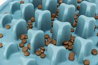 TRIXIE VOERMAT SLOWFEEDING PILLARS TPE BLAUW 35X35 CM - thumbnail