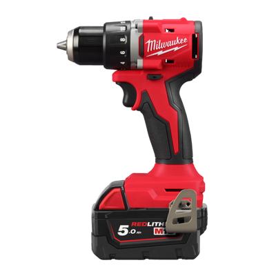 Milwaukee M18 BLDDRC-502C Compacte Accu Schroefboormachine 18V 5.0Ah in koffer - 4933492835