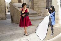 Manfrotto Trigrip reflectiescherm large 120cm zilver/wit - thumbnail